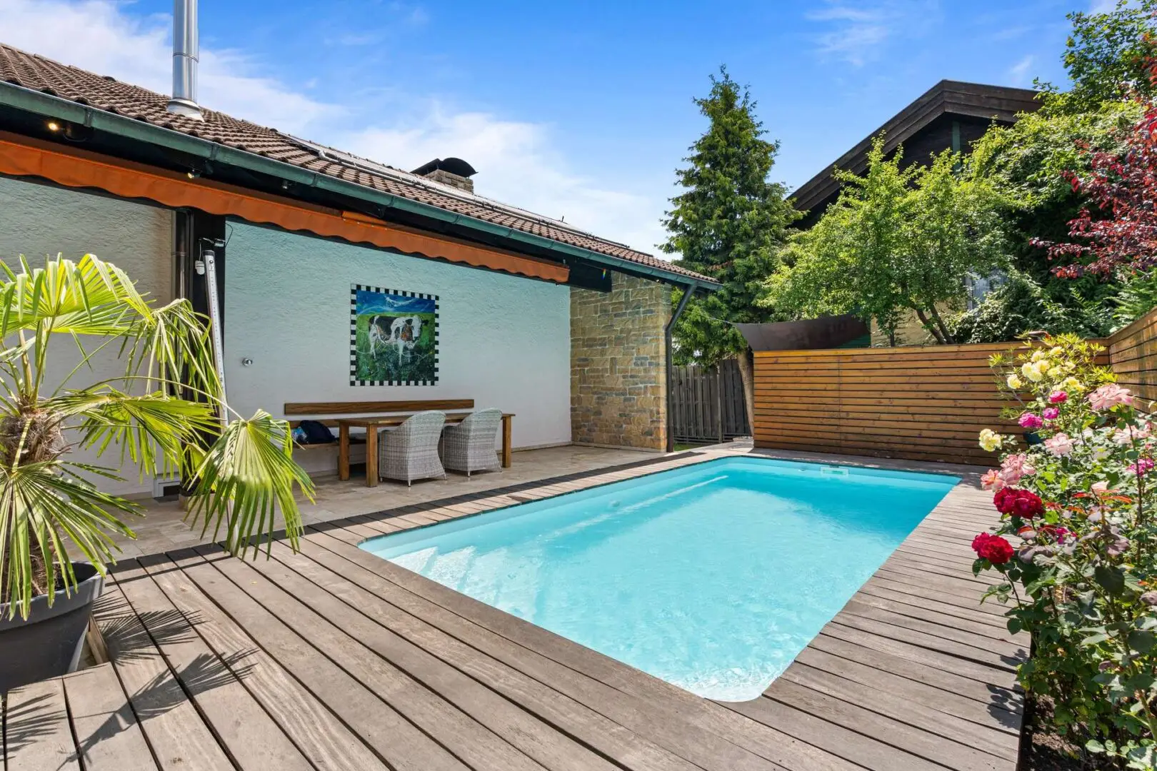 Terrasse mit Pool