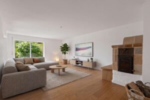 Wohnzimmer Staging KI